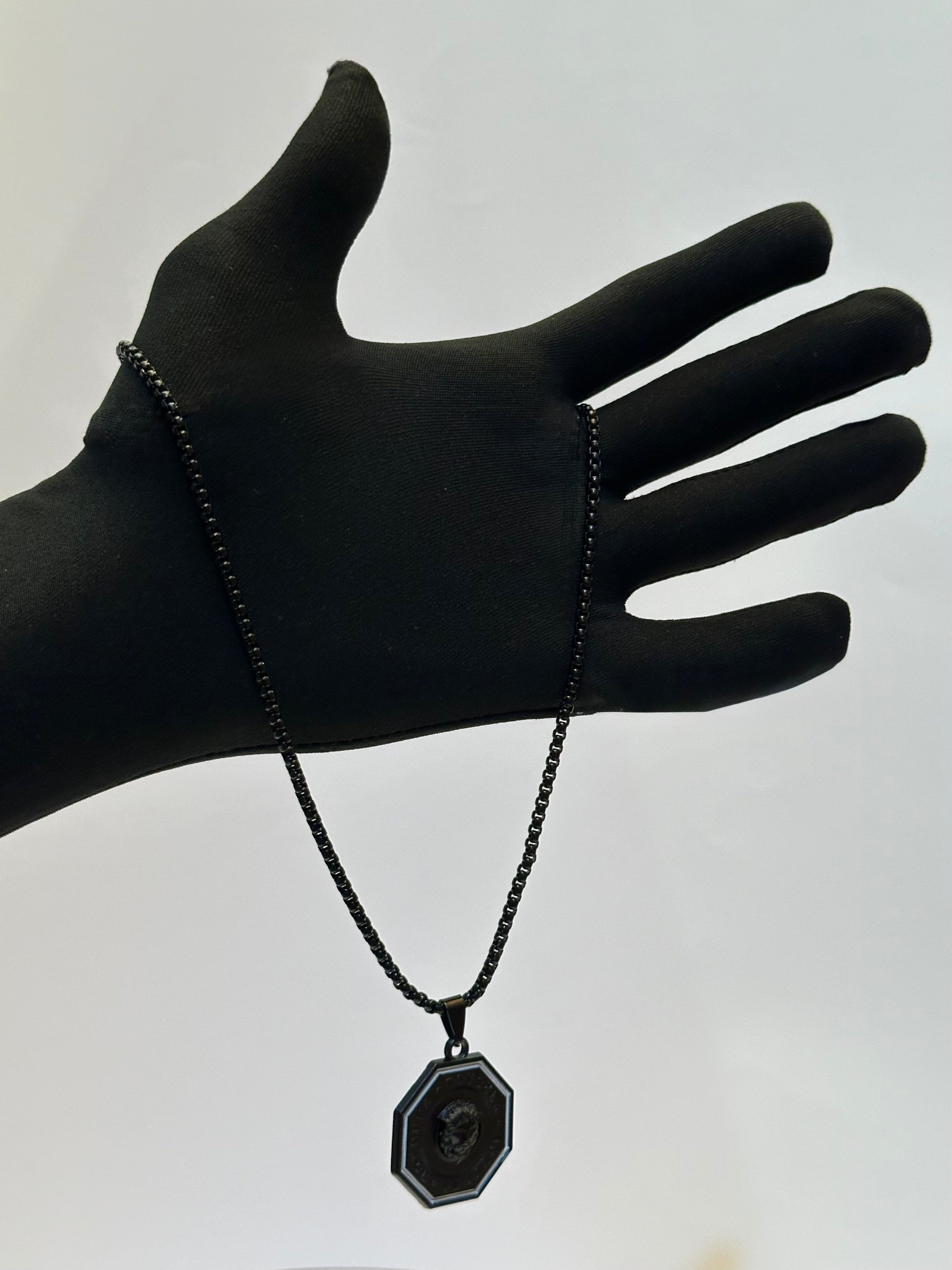 Iconic Versace Black Pendant
